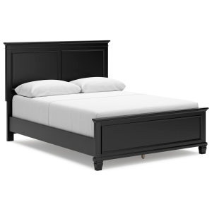 Lanolee - Queen Panel Bed - Black