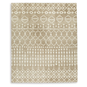 Bunchly - 8' x 10' Rug - Tan / Brown / Cream