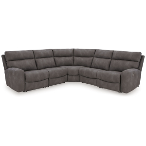 Next-Gen Durapella - 5-Piece Power Reclining Sectional - Slate