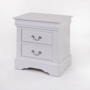 Louis Philippe III - Nightstand - White