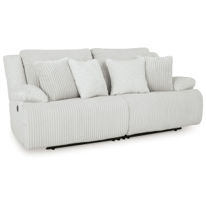 Top Tier - 2-Piece Reclining Sectional Loveseat - Alloy