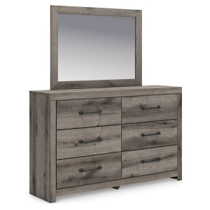 Graystorm - Dresser And Mirror - Brown Gray