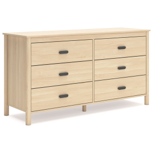 Cabinella - Six Drawer Dresser - Tan