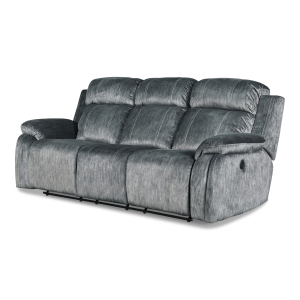Tango - Dual Recliner Sofa With Power Footrest - Shadow