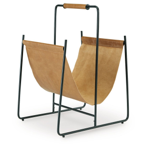 Faronworth - Magazine Rack - Brown / Black
