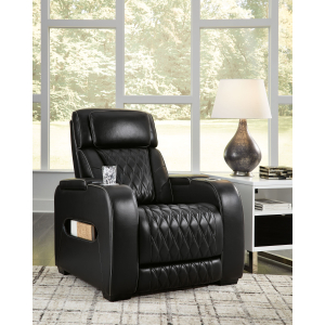 Boyington - Power Recliner/ Adj Headrest - Black