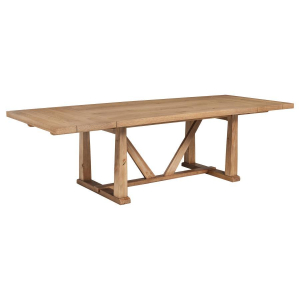 Middleton - 106## Extension Leaf Dining Table - Natural Brown