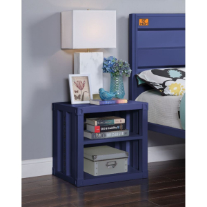 Cargo - Nightstand With USB - Blue