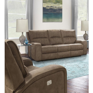 Polaris - Power Reclining Sofa And Recliner - Kahlua