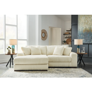 Lindyn - Left Arm Facing Corner Chaise 2 Pc Sectional - Ivory