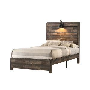 Carter - Full Bed In One Box - Brown