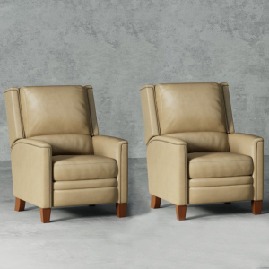 Connor - Power Cordless High Leg Recliner P2 (Set of 2) - Luxe Latte