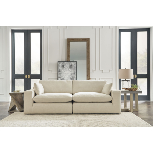 Elyza - Loveseat 2 Pc Sectional - Linen