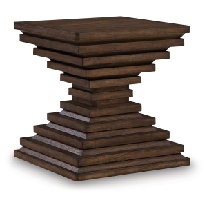 Hannodream - Square End Table - Warm Brown