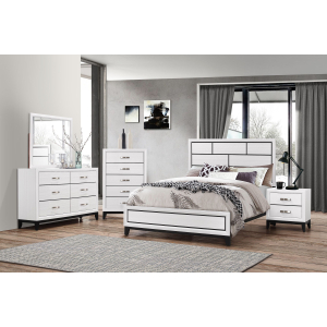 Akerson - Full 5 Piece Bedroom Set - White