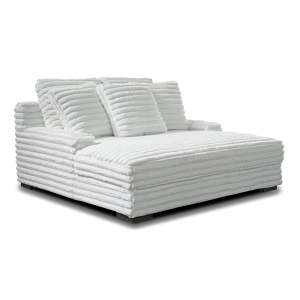 Embrace - Dual Chaise Lounge - White
