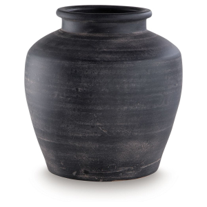 Meadie - 12## Vase - Distressed Black
