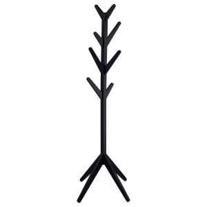 Margaret - Solid Wood Coat Rack Clothing Hanger - Black