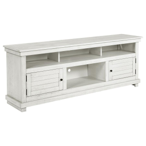 Payne - 70## TV Stand Media Console - Distressed White