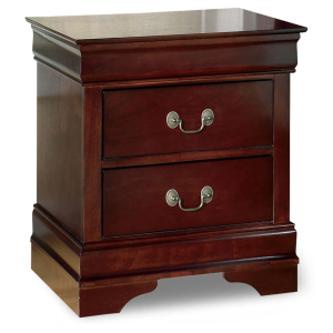 Alisdair - Two Drawer Night Stand - Reddish Brown