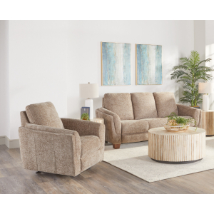 Morehead - Power Reclining Sofa And Recliner - Biscotti
