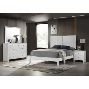 Denker - Full 4 Piece Bedroom Set - White