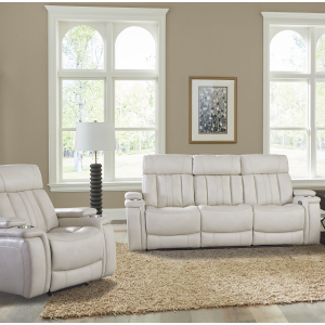 Royce - Power Reclining Sofa And Recliner - Fantom Ivory
