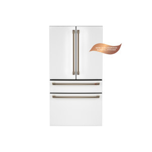 Café™ ENERGY STAR® 23.2 Cu. Ft. Smart Counter-Depth 4-Door French-Door Refrigerator With Dual-Dispense AutoFill Pitcher