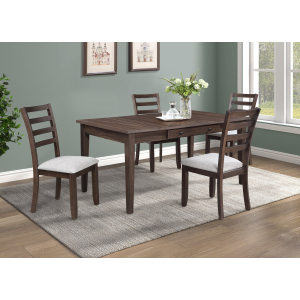 Wagner - 5 Piece Dining Room Set - Brown