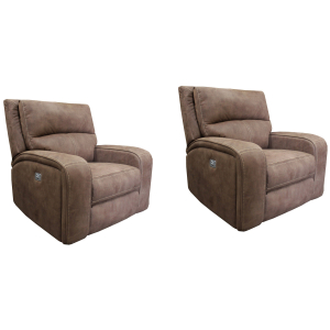 Polaris - Power Recliner (Set of 2) - Kahlua