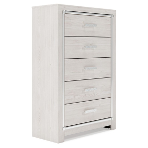 Altyra - Five Drawer Chest - White