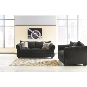 Darcy - 2 Pc. - Sofa, Loveseat - Black