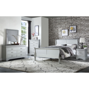 Louis Philippe - Twin Bed - Platinum