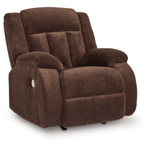 Free Wake - Power Rocker Recliner - Chocolate