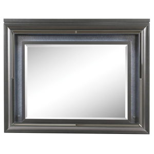 Sawyer - Mirror With LED - Metallic Gray