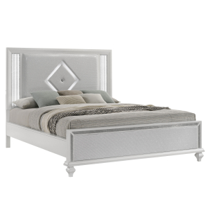Stardust - 6/0 California King Bed - White