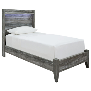 Baystorm - Twin Panel Bed - Gray