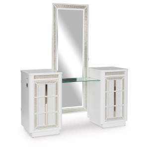 Chalanna - Vanity With Mirror - White
