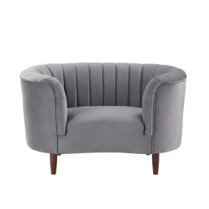 Millephri - Chair - Gray Velvet