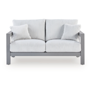 Hurley Park - Loveseat With Cushion - Gray