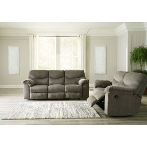 Alphons - 2 Pc. - Reclining Sofa, Loveseat - Putty