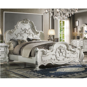 Dresden - Queen Bed - Bone White