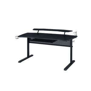 Vildre - Gaming Desk With USB - Black