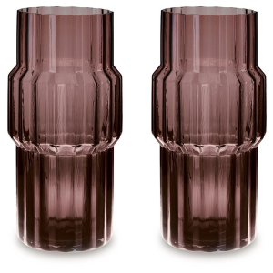Dorlow - Vase (Set of 2) - 13.58## - Mauve