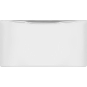 Luxury-Glide® Pedestal with Spacious Storage Drawer - Matte White Finish