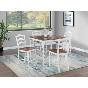 Welcoming F2633 5-Pcs Counter Height Dining Set