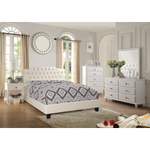 Realm Full Bedroom 5 Piece Set w/ Bed, Dresser, Mirror, Nightstand & Chest