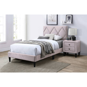 Phase Twin Bedroom 2 Piece Set w/ Bed & Nightstand