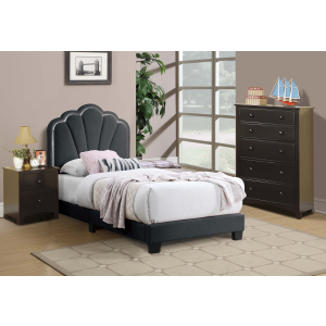 Carlton Twin Bedroom 3 Piece Set w/ Bed, Nightstand & Chest
