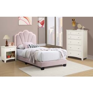 Hamilton Twin Bedroom 3 Piece Set w/ Bed, Nightstand & Chest